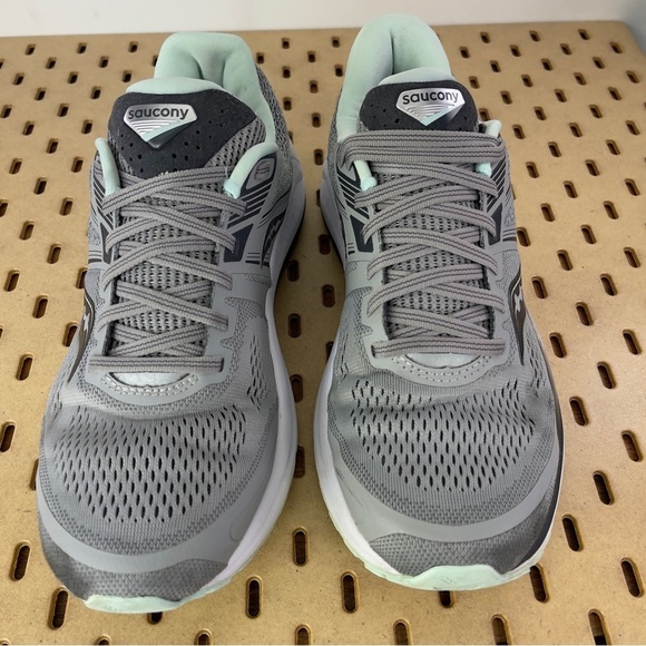 Saucony Omni 19 Women's Running Shoe Alloy/ Sky S10570-30 in Size 10.5 US - Picture 3 of 12